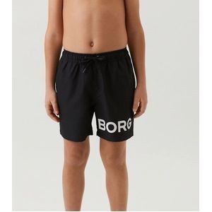 Zwembroek Björn Borg Boys Borg Swim Shorts Black Beauty-Maat 170