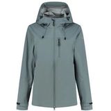 Jas Blue Loop Women Virga Shell Rainjacket Steel-S