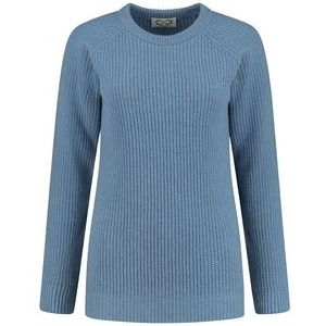 Trui Blue Loop Women Essential Sweater Light Blue Melange
