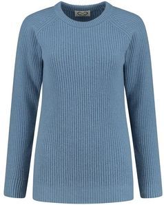 Trui Blue Loop Women Essential Sweater Light Blue Melange