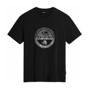 T-Shirt Napapijri Men S-Bollo 1 Black-L