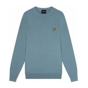 Trui Lyle & Scott Men Cotton Crew Neck Jumper Slate Blue-S