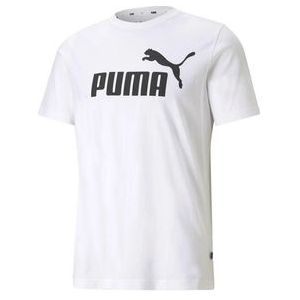 T-Shirt Puma Men Essentials Logo Tee White-L