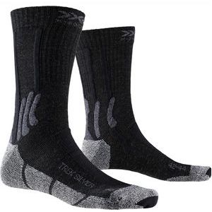 Wandelsok X-Socks Men Trek Silver Black Grey-Schoenmaat 35 - 38