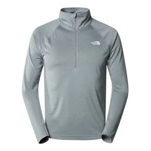 Sportshirt The North Face Men Flex II 1/4 Zip Mid Grey Dark Heather-XL