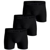 Boxershort Björn Borg Men Cotton Stretch Black (3-pack)-S