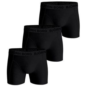 Boxershort Björn Borg Men Cotton Stretch Black (3-pack)-S