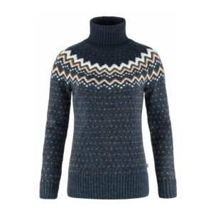 Trui Fjällräven Women Övik Knit Roller Neck Navy Dark Navy-XL