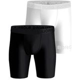 Boxershort Björn Borg Men Performance Boxer Long Leg Multipack 2-pack-XS