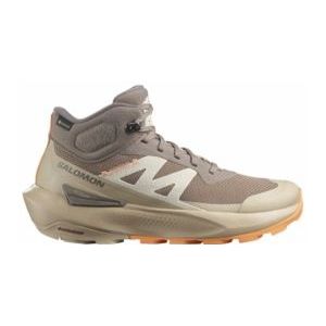 Wandelschoen Salomon Women Elixir Activ Mid GTX Falcon White Pepper Papaya-Schoenmaat 36