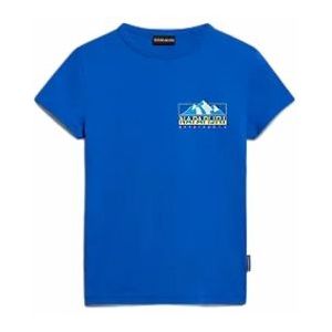 T-Shirt Napapijri Kids S-Liard Blue Lapis-Maat 158 / 164