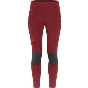 Legging Fjallraven Women Abisko Trekking Tights Pro Pomegranate Red-Iron Grey-L