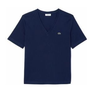 T-Shirt Lacoste Women TF7300 Navy Blue-Maat 36