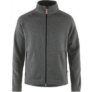 Vest Fjällräven Men Övik Fleece Zip Sweater Dark Grey-XXL