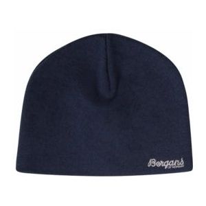 Muts Bergans Unisex Allround Warmest Merino Beanie Navy Blue