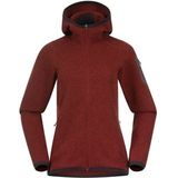 Trui Bergans Women Kamphaug Knitted Hoodie Chianti Red-XL