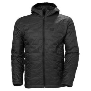 Jas Helly Hansen Men Lifaloft Hooded Insulator Jacket Black Matte-XXL