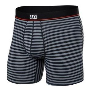 Boxershort Saxx Men Non-Stop Stretch Cotton Hiker Stripe-Grey-XL