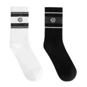 Deblon Socks Black & Off White (2-pack)