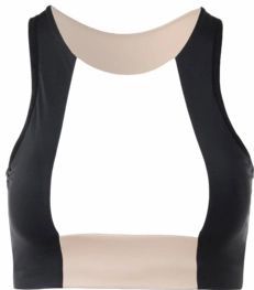 Goldbergh - Facade - Sport BH - Zwart/Wit - Polyamide/Polyester