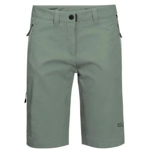 Korte Broek Jack Wolfskin Women Activate Track Schorts Picnic Green-Maat 36