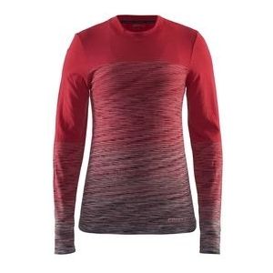 Longsleeve Craft Women Wool Comfort 2.0 Red Grey-XS