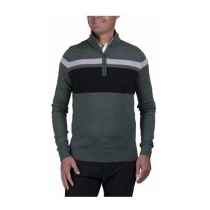 Trui KJUS Men Stripe HZ Green Smoke-Maat 52