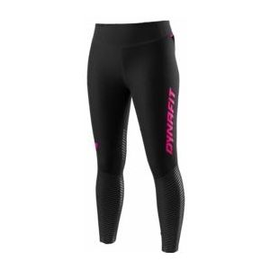Legging Dynafit Women Reflective Tights W Black Out Pink Glo 6070-M