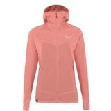 Vest Salewa Women Puez Hybrid Polarlite Hooded Lantana Pink Melange-XL