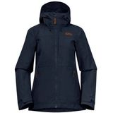 Jas Bergans Women Nordmarka Leaf Light Wind Jacket Navy Blue-L