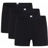 Ondergoed KnowledgeCotton Apparel Men Anker 3 Pack Black Jet-L