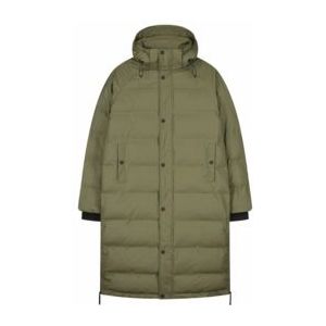 Winterjas Maium Unisex PU Puffer Army Green