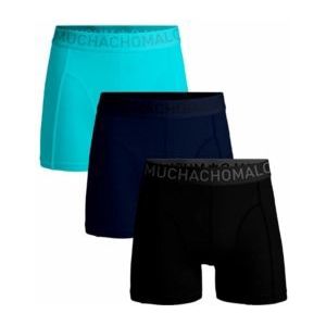 Boxershort Muchachomalo Men Microfiber Black Blue Green ( 3-Pack )-M