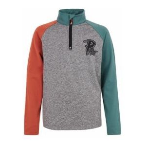 Skipully Protest Boys Prtvalki Jr 1/4 Zip Top Dark Grey Melee-Maat 152