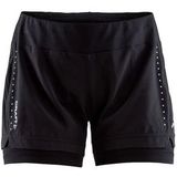 Sportbroek Craft Women Essential 2 In 1 Shorts Black-XXL