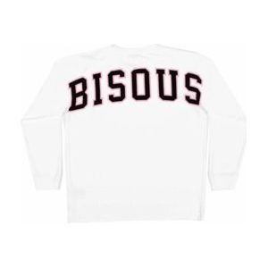 Longsleeve Bisous Men College White-S