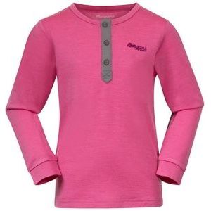 Longsleeve Bergans Kids Myske Wool Ibis Rose-Maat 110