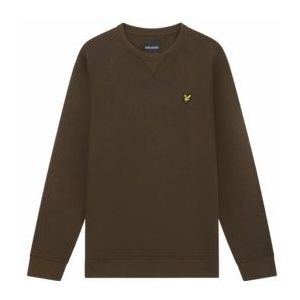 Lyle & Scott Gemêleerde Sweater Olive