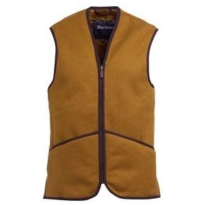 Bodywarmer Barbour Men Warm Pile Waistcoat / Zip in Liner Brown-Maat 42