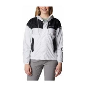 Jas Columbia Women Flash Challenger Windbreaker White Black-XS