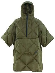 Therm-a-Rest - Honcho Poncho - Down Poncho - Olijfgroen - 100% Polyamide