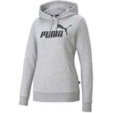 Trui Puma Women Essentials Logo Hoodie FL Gray-S