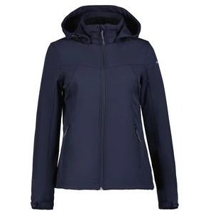 Jas Icepeak Women Brenham Softshell Jacket Dark Blue-Maat 44