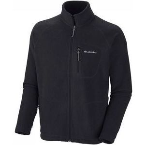 Vest Columbia Men Fast Trek II Full Zip Fleece Black-XL