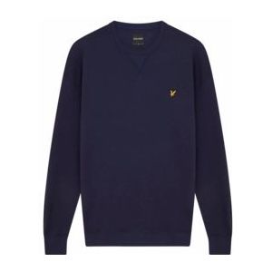 Trui Lyle & Scott Men Crew Neck Navy-XL