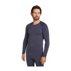 Ondershirt Icebreaker Men Merino 260 Zoneknit Seamless LS Crewe Graphite-XL