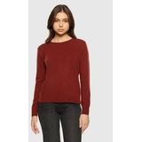 Knowledge Cotton Apparel - RWS - Trui - Fired Brick - 100% Lamswol