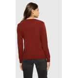 Knowledge Cotton Apparel - RWS - Trui - Fired Brick - 100% Lamswol