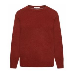 Knowledge Cotton Apparel - RWS - Trui - Fired Brick - 100% Lamswol