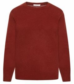 Knowledge Cotton Apparel - RWS - Trui - Fired Brick - 100% Lamswol